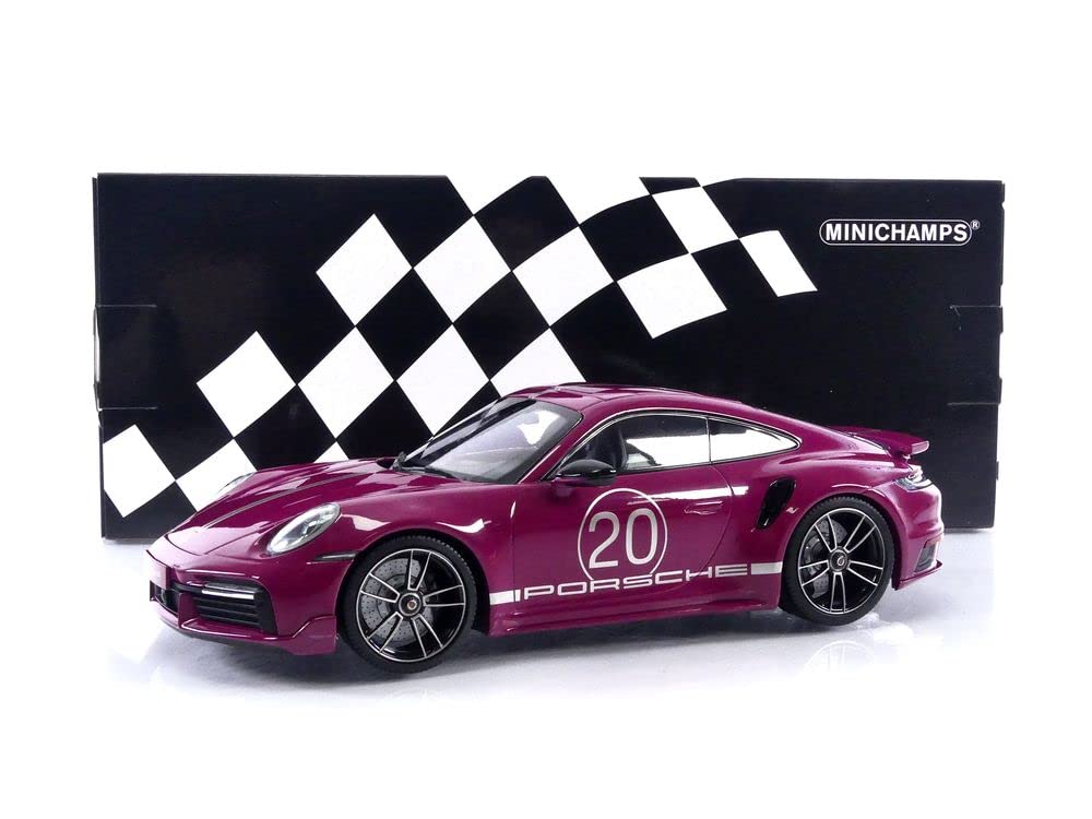 Minichamps- Auto in Miniatura da Collezione, Colore Rosso Fragola, 155069172