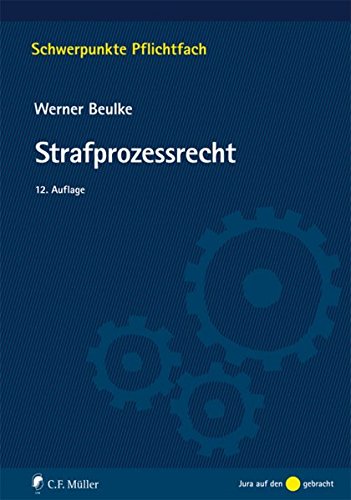 Strafprozessrecht Strafprozessrecht