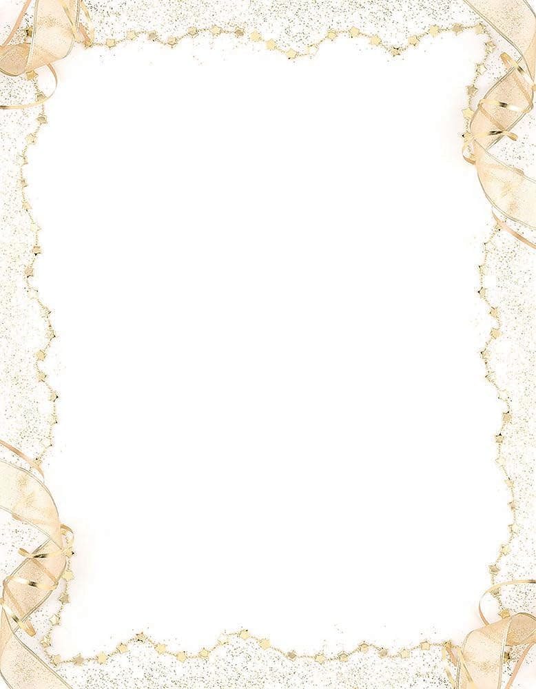 Great Papers! Gold Party Letterhead, 80 Count, 8.5"x11" (2013183)