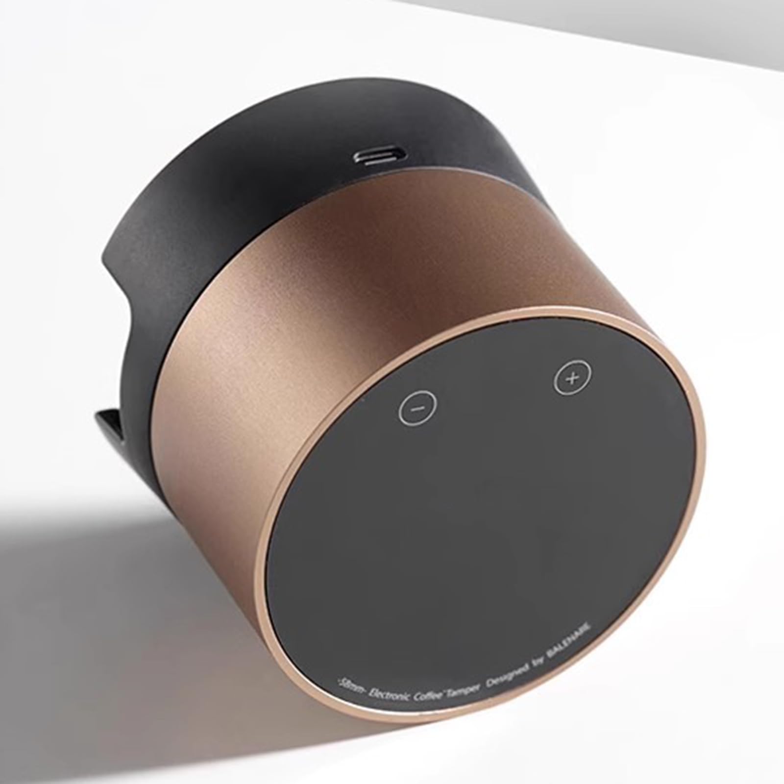 Prensador Automático para Café Expreso, Martillo Eléctrico De 58 Mm para Café En Polvo, con 20 Niveles De Presión Ajustables, Pantalla LCD, Recargable, Ideal para Cafeterías Y Hogares