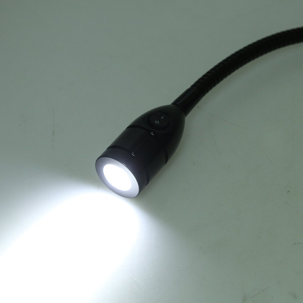 Almencla Bateaux De Lecture De Véhicules De Plaisance à LED à Fixation Murale, à Côté De Lampes, Lampe à Applique Filaire avec Interrupteur, 12V / 3W / 6000K,