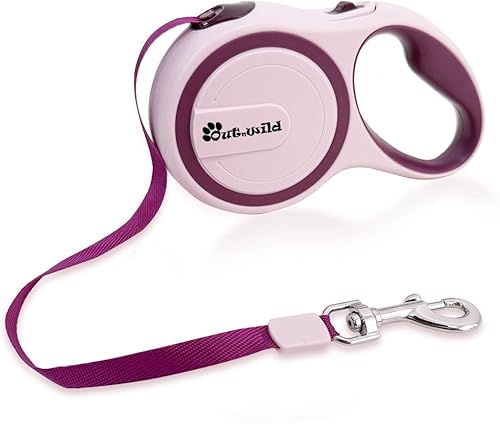 OUTnWILD - Correa retráctil para perro, correa retráctil de 16 pies para razas pequeñasmascotas de hasta 44 libras. Diseño sin enredos de 360 con disponible en Yaxa Costa Rica