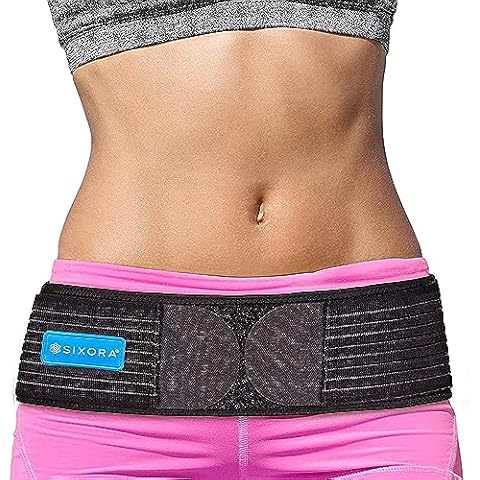 Sixora Back Brace for Lower Back Pain Women & Men – Sciatic Nerve Brace & Back Belt for Lower Back Pain | Ease Hip, Spine & Leg Pain | Sacroiliac Belt – Comfortable Hip Brace & Support (Regular) Cover