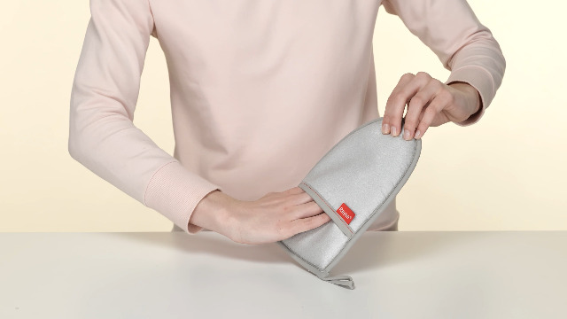 Langgg 2 Pcs Gants Vapeur Pour Vêtements Imperméables Résistants à La Chaleur Support De Planche à Repasser Respirant Portable Remplacement Rose Rose