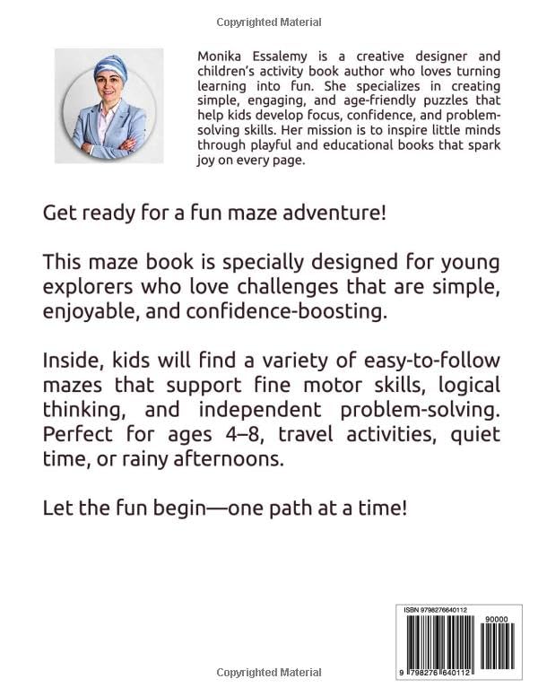 Mind Maze Adventures - Maze Mega Collection 1: Bundle of 60 Maze pages , For kids age 4-8, Large size 8.5 x 11 image 3