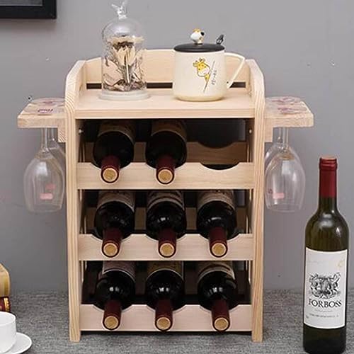 Soporte para Botellas de Vino de Madera Pine 12 Botellas miniatura 3