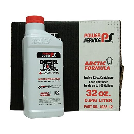Power Service Diesel Fuel Supplement + Cetane Boost - 12/32oz. Bottles