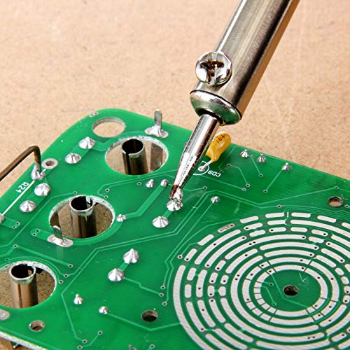 Hyper Tough 30-WATT SOLDERING IRON + ROSIN CORE SOLDER, COOL TOUCH HOLDER, 2 5/32\" TIPS - Thumbnail 3