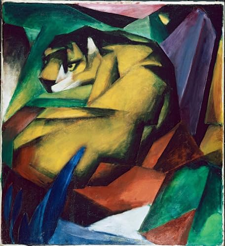 La Tigre di Marc lienzo de pintura clásico para decorar paredes de salón