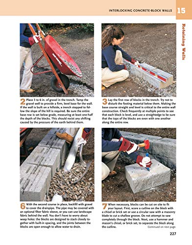 Ultimate Guide: Walks, Patios & Walls (Creative Homeowner) Design Ideas with Step-by-Step DIY Instructions and More Than 500 Photos for Brick, Mortar, Concrete, Flagstone, & Tile (Ultimate Guides) - Image 10