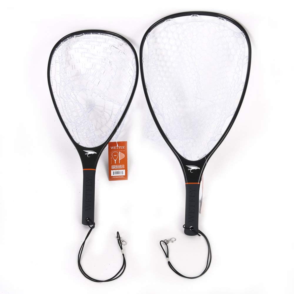 WETFLYTitanium Carbon Fiber Fishing Net - Lightweight Durable Floating with Lanyard