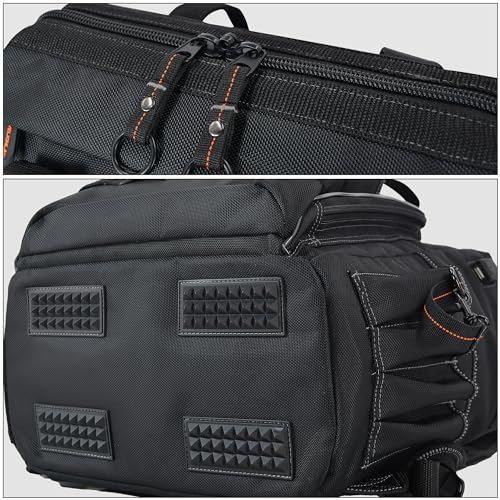 WELKINLAND 55-Pockets tool backpack - Tool Bag Backpack for Electricians and HVAC Professionals - Image 4
