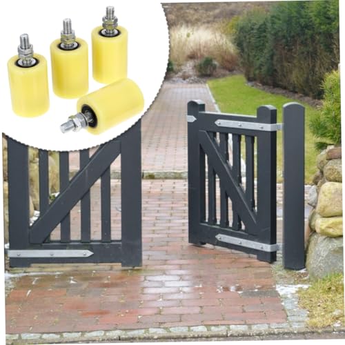 Galets de guidage robustes UKCOCO avec supports de rechange antichoc x4