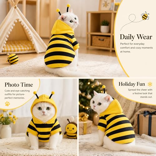 #1 Best Cat Bee Costume - Premium Pet Apparel Set - Image 3
