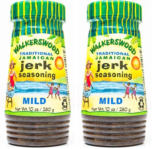 Walkerswood Jamaican Mild Jerk Seasoning, 10oz, 2-Pack