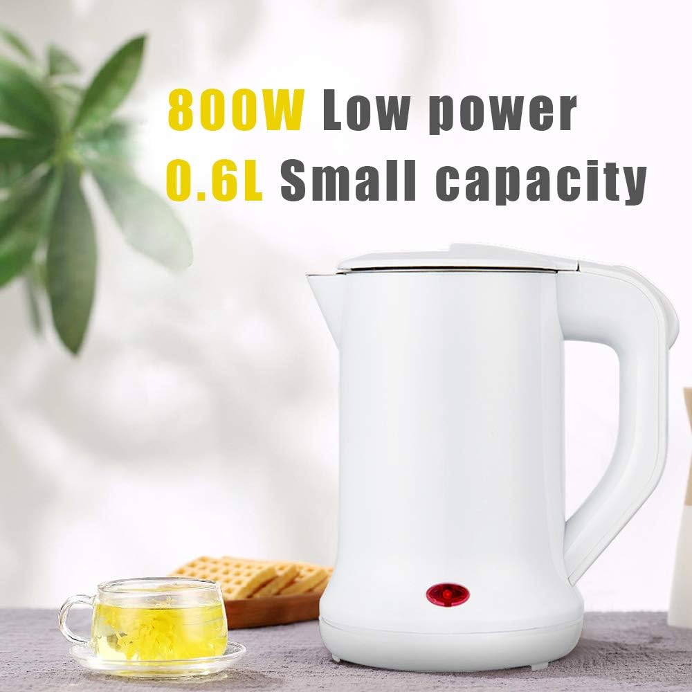 Electric Kettle, 304 Stainless Steel Water Boiler & 0.6L Electric Tea Kettle,Fast Boiling with Auto Shut Off, Boil-Dry Protection, Hot Water Kettle with LED Indicator Light