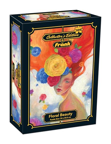 Image of Frank Floral Beauty 300 Pieces Jigsaw Puzzle | Collector's Edition | Travel Friendly Mini Puzzles | Realistic Illustration Puzzle | Game for Focus & Memory | for Adults & Teenagers