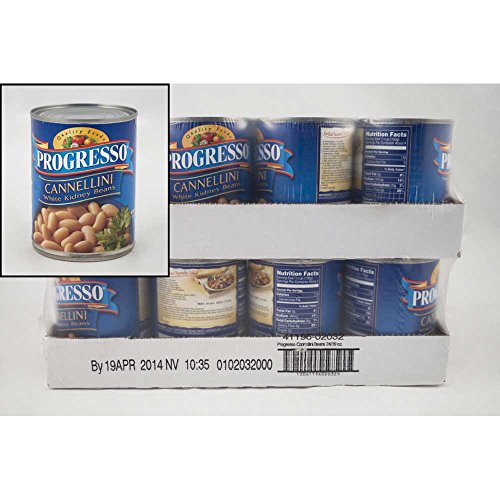 General Mills Progresso Cannellini White Kidney Beans 19 oz (Pack of 24)