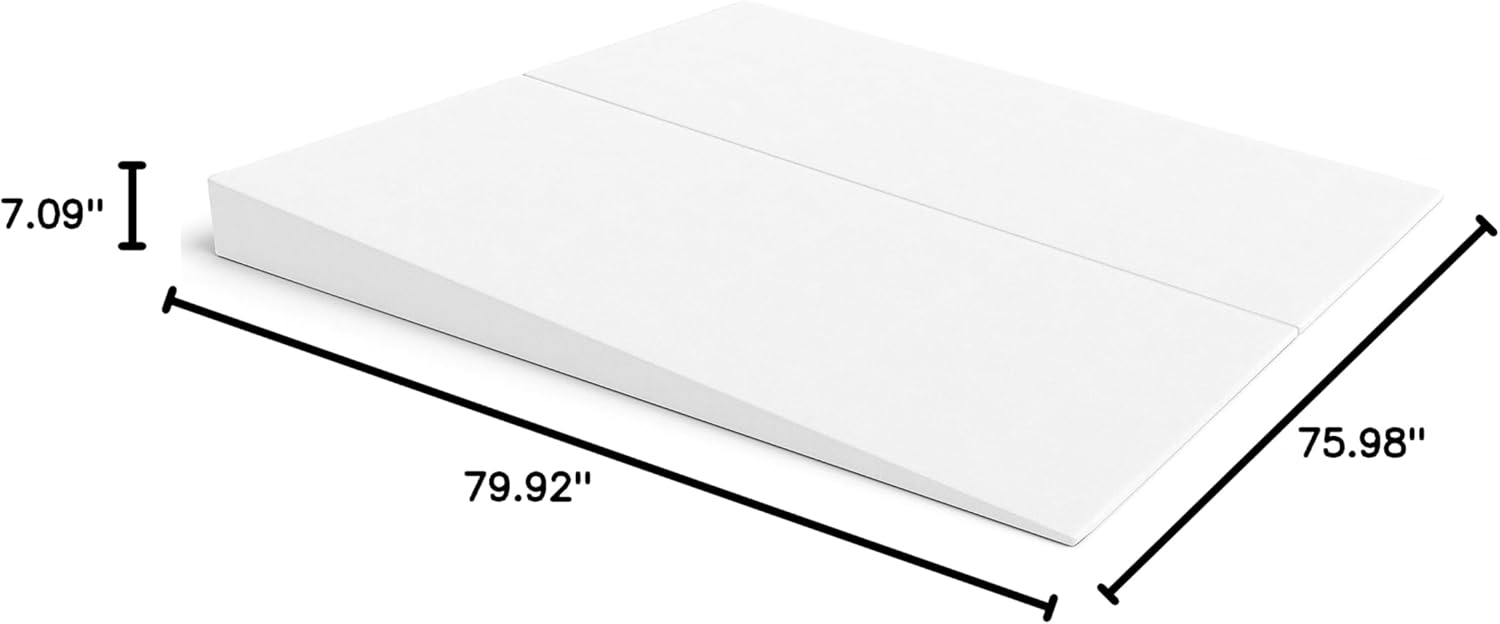 Avana Mattress Elevator - Under Bed 7-Inch Incline Foam Support - Riser for Acid Reflux, GERD, and Sleep Relief - King