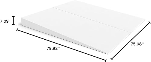 Miniatura 10 de Avana Elevador de colchón - Elevador de espuma inclinada de 7 pulgadas para debajo de la cama, tamaño individual