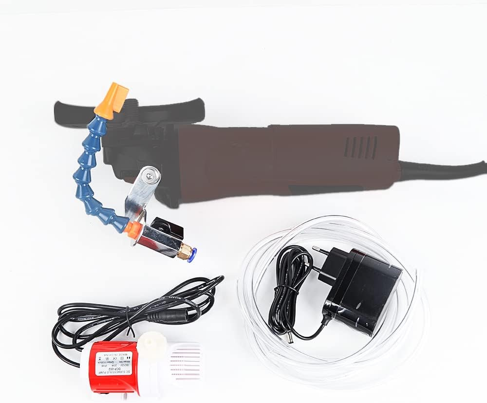 Raizi Angle Grinder Water Attachments Water Pump and Bracket with Leakage Protector