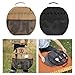Portable Grilling Pan Cookware Storage Bag Camping Kitchen Utensil Carrying Bag Barbecue Tray Organizers
