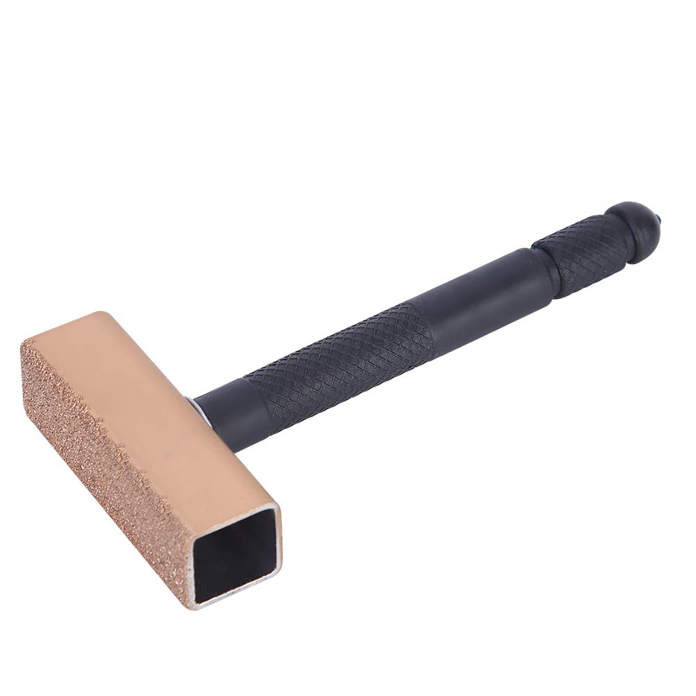 Stone Dressers Disc Wheel Abrasive Tool AntiSlip Handle Small Lightweight Metal Alloy Simple for Ordinary Grinding Wheels (101301 black handle small)