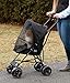 Pet Gear Travel Lite Pet Stroller for Cats and Dogs up to 15-pounds, Black