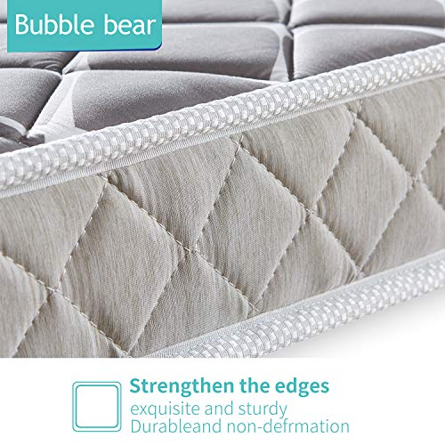 Bubble bear Manual 3D Design Crib and Toddler Mattress,Firm and Safe, Not Easy to Collapse,52” x 27.6” x 5” Fits… - Image 5