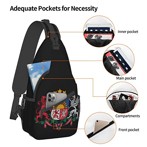 Mochila Bandolera Unisex para Senderismo y Uso Diario miniatura 5