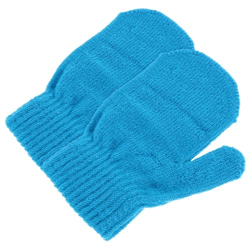 Girls Winter Gloves Toddler Mittens Luminous Design Soft Acrylic Fiber Mittens