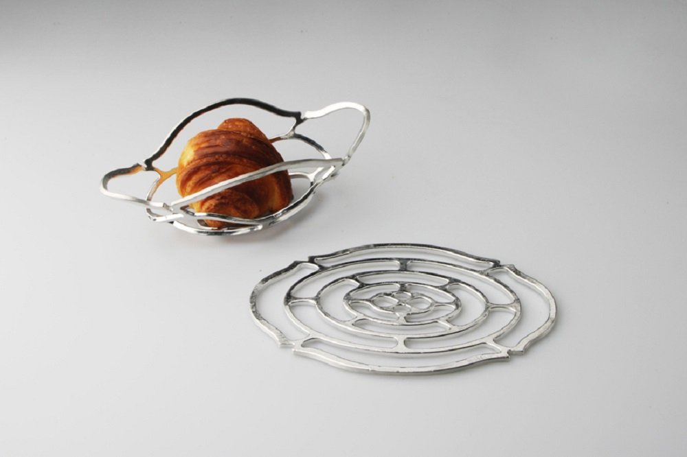 能作】KAGO オーバル 錫(すず)自在なカゴに変身！インテリア高岡市伝統工芸