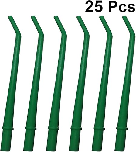 Miniatura 2 de Healifty 25pcs Puntas De Succión Quirúrgica Desechables Aspirador Quirúrgico Dental Aspirador Tubos De Succión Dental Eyector De Saliva Dental