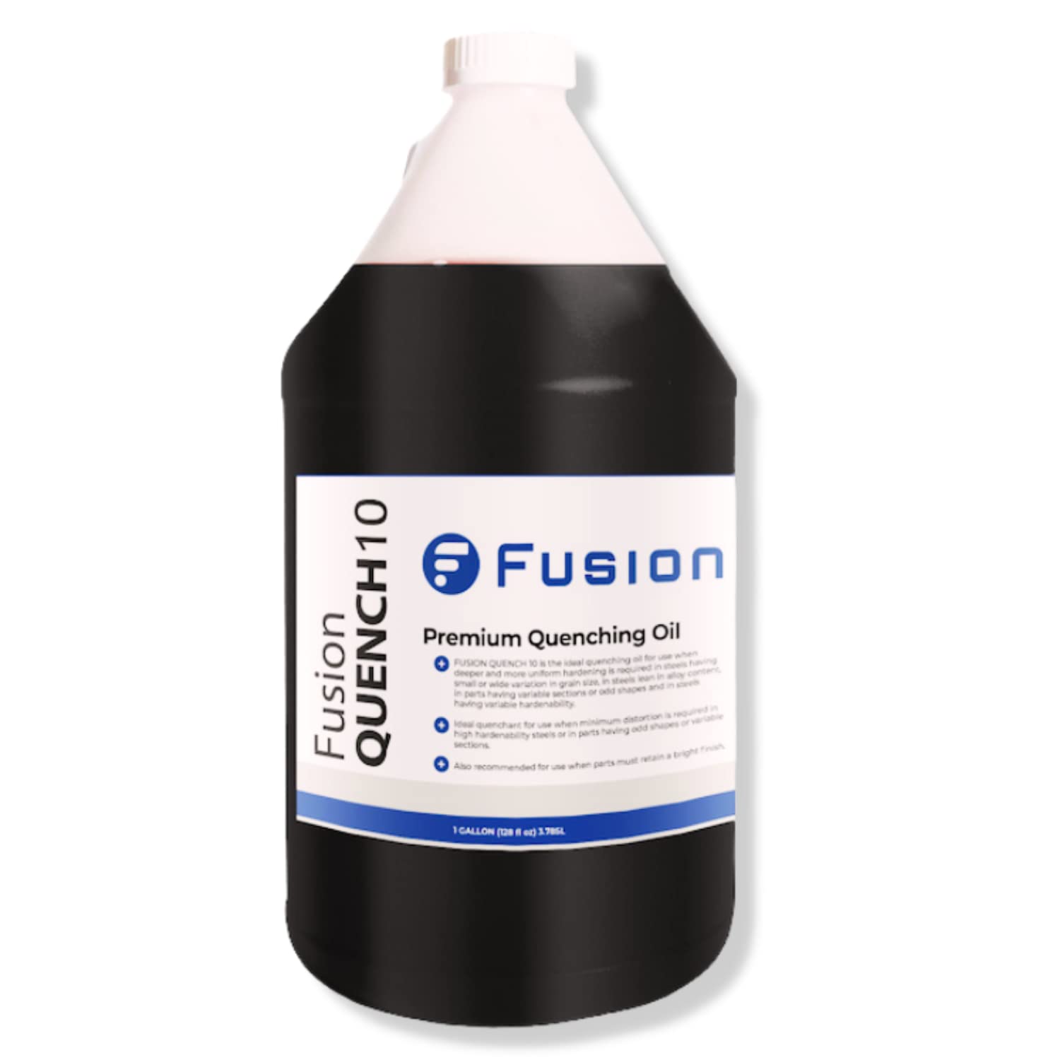 Quenching Oil for Heat Treating Knife Steel | Retains Bright Finish | Deep & Uniform Hardening | Fusion Quench 10 (5 Gallon)