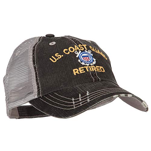Gorra US Coast Guard Retired bordada perfil bajo miniatura 5