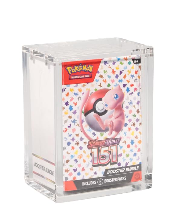 The Acrylic Box - Acrylic Box for Pokémon Booster Bundles - 6mm Virgin-Acrylic 