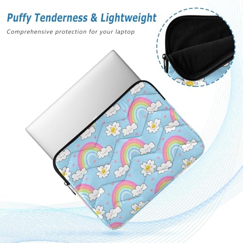 Funda portátil arcoíris para laptop de 13-14 pulgadas miniatura 5