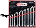 Produktbild KS Tools 920.0347 ULTIMATEplus Ringmaulschlüssel-Satz, XL, 10-tlg., 10-19mm