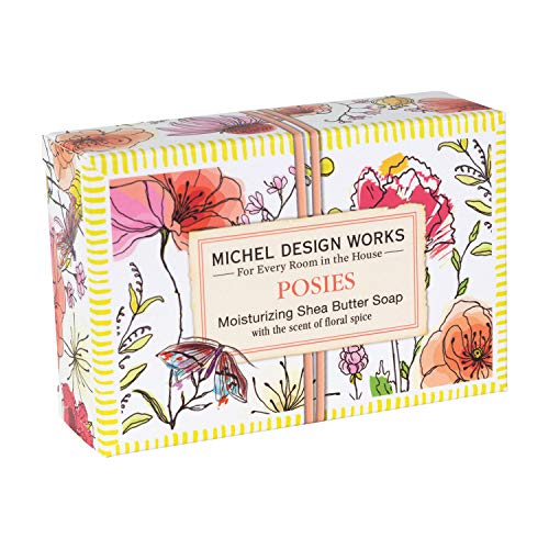 Michel Design Works 4.5 oz. Boxed Soap, Posies
