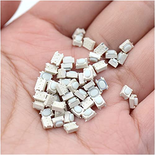 Micro Tact Switch de respuesta rápida 4Pin blanco para máxima precisión en botones 6