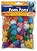 CHENILLE KRAFT 1 INCH GLITTER POMS - 40 PACK