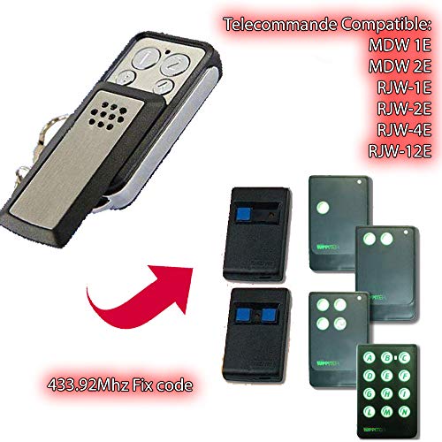 Compatible avec Les modèles Label RJW-1E/RJW-2E/RJW-4E/RJW-12,MDW 1E, MDW 2E émetteur Manuel klone