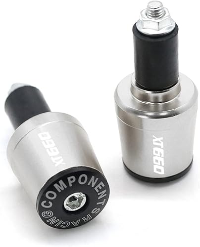 Vista 11 de for Yamaha XT660/X/R/Z XT 660 All Years Universal Motorcycle 7/8" 22MM Handlebar Grips Handle Bar Cap End Plugs Red