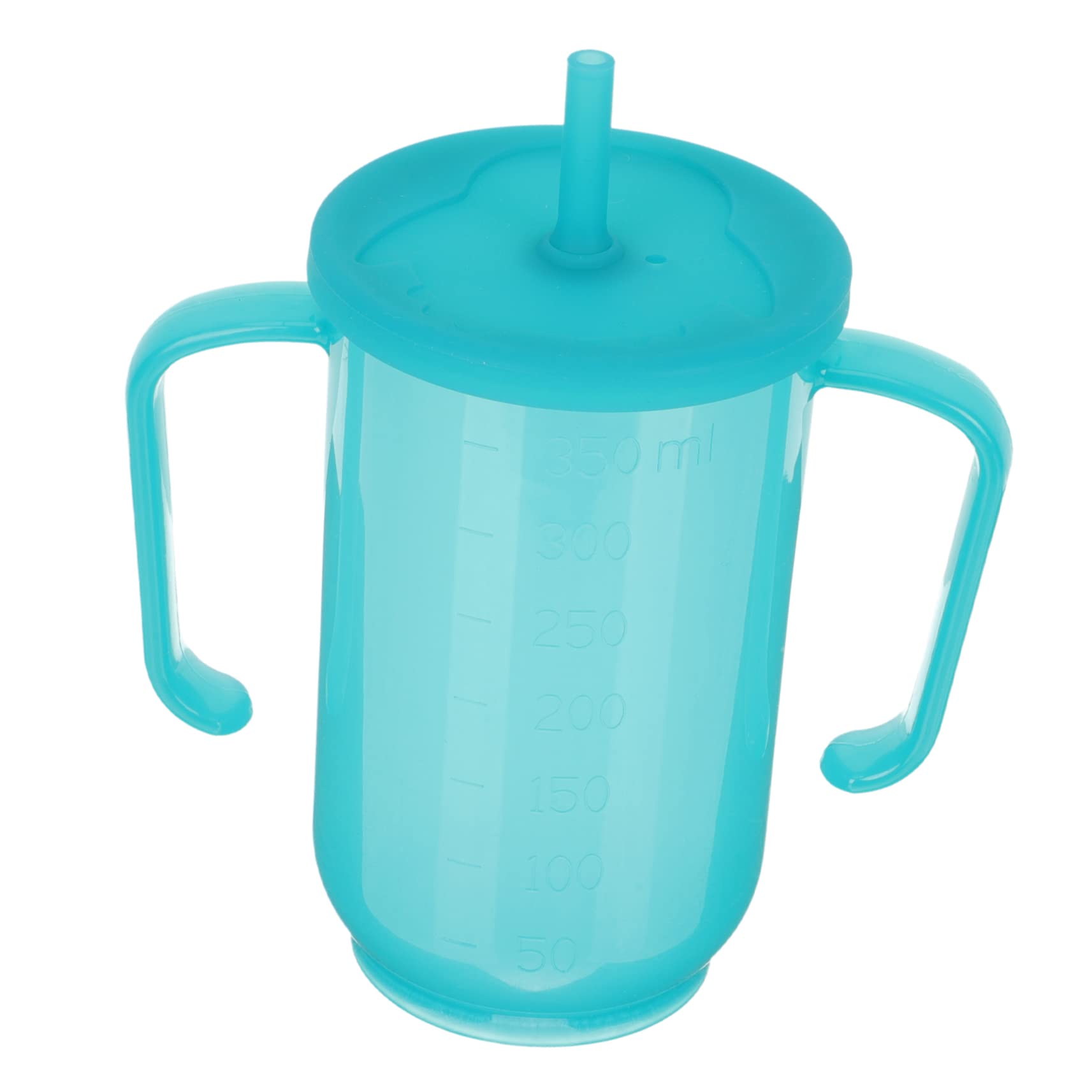 CALLARON 2 Pezzi Tazza per Alimentazione Convalescente con Coppa Antigoccia per Anziani e Pazienti Allettati Design Ergonomico per Facilità Uso e Comfort