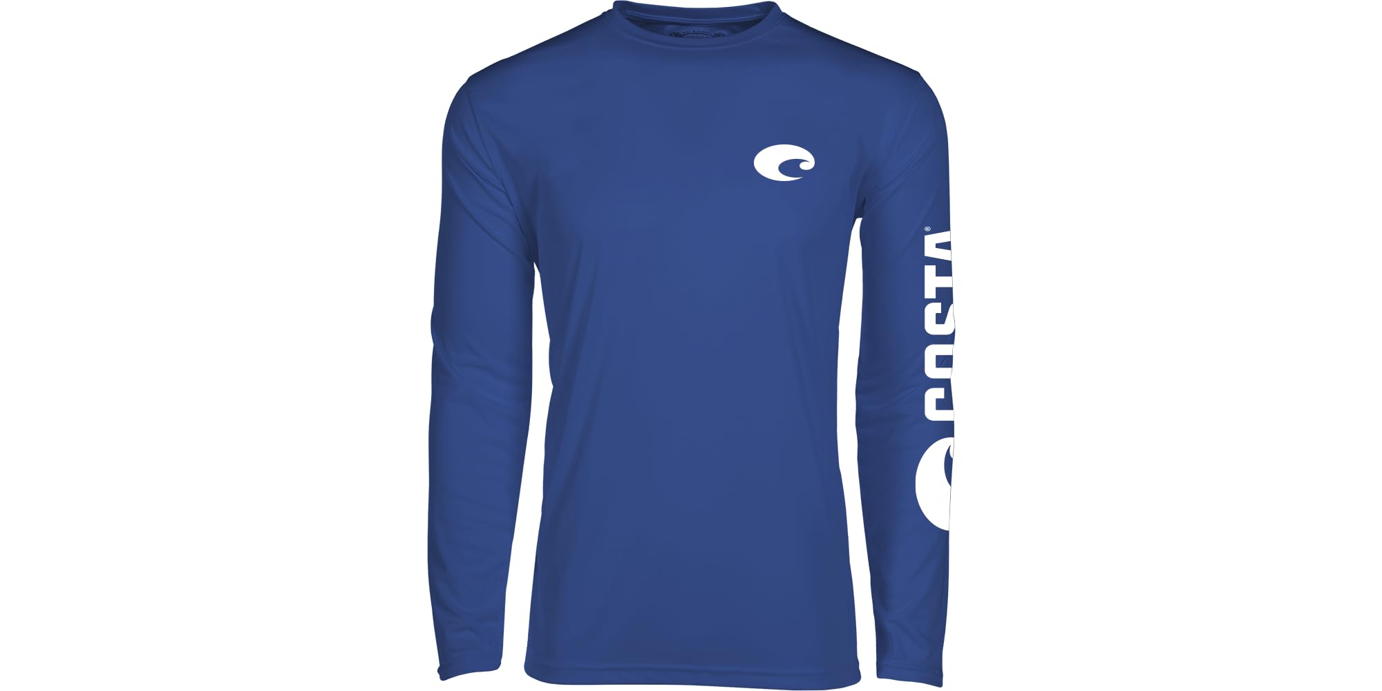 Costa Del Mar Men's Royal Blue Tech Crew Shirt, Large