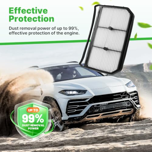 Image of 2PCS Engine Air Filter Fit for 2021-2026 Hyundai Elantra Hybrid 1.6L L4 Gas