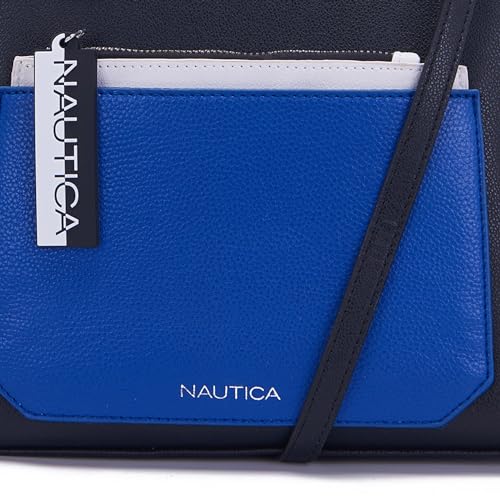 Image of Nautica Brand Printed Satchel Handbag For Women | Spacious Compartment with Zipper | Handbag For Women | Stylish Branded Stachel Bag For Women | Detachable & Adjustable Strap | Idle Size