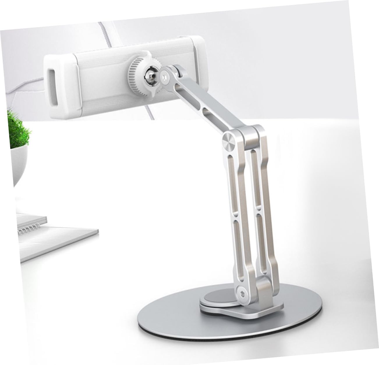 Angoily Tablet Stand for Desk Aluminum Alloy Holder Tablet Stand Adjustable Bracket Strong Compatibility
