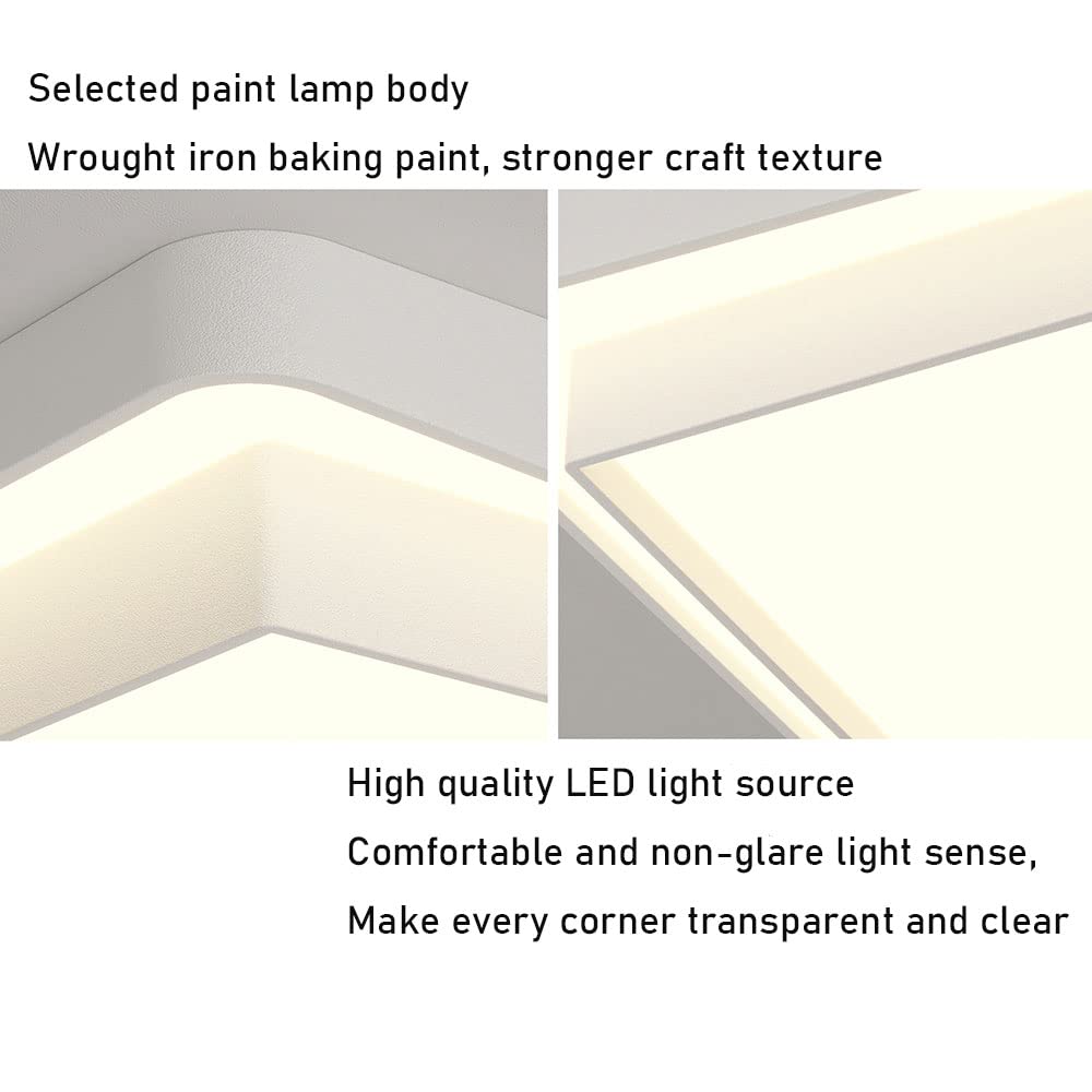 Lampy wiszące, nowoczesna lampa sufitowa LED do wnętrz, okrągła, niski profil, zbliżona do minimalistycznej lampy nordyckiej, 3 zmienne kolory Ø40 cm do salonu, przedpokoju, domowego biura, weranda,