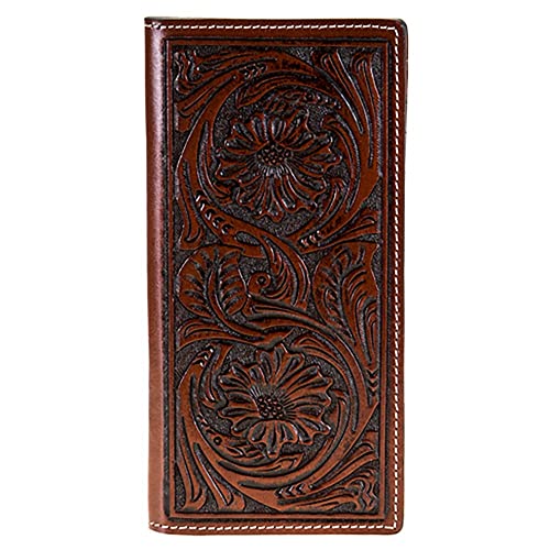 Twisted X Floral Tooled Leather Rodeo Wallet